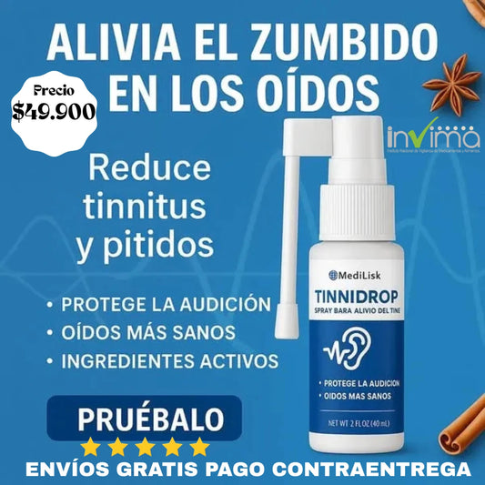 Tinnidrop Spray Limpiador De Oido