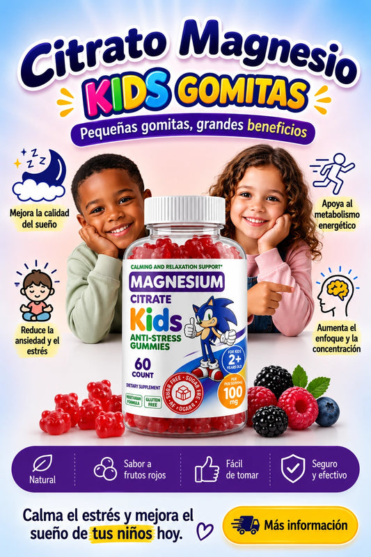 Magnesium Citrate Kids - Gummies IMPORTADO US